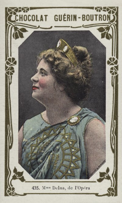Madame Delna, fra lOpera (farvet foto) af French School
