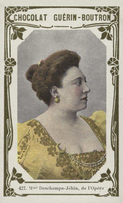 Madame Deschamps-Jehin, de lOpera (farvet foto) af French School
