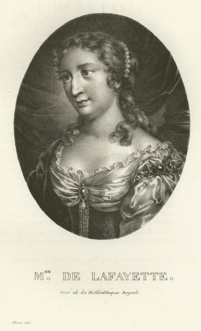 Madame de Lafayette af French School