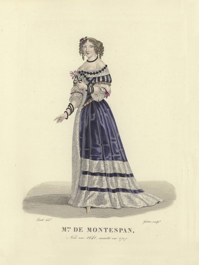 Madame de Montespan, elskerinde til kong Ludvig XIV af Frankrig af French School