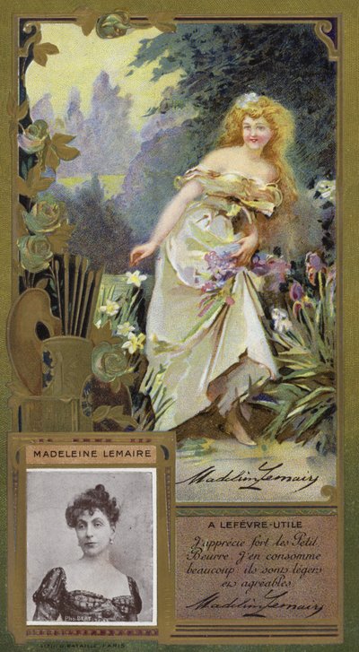 Madeleine Lemaire, fransk maler (chromolitho) af French School