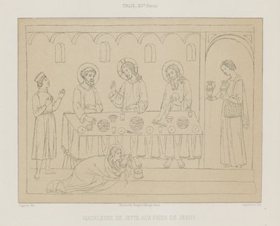 Madeleine kaster sig for Jesu fødder af French School
