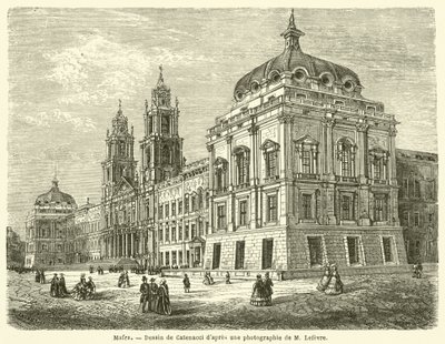 Mafra (gravering) af French School