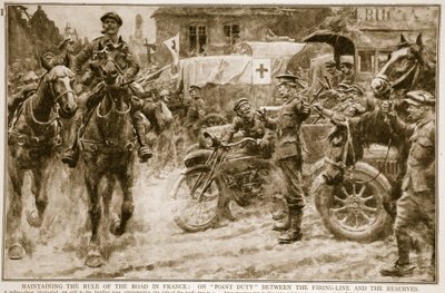 Opretholdelse af færdselsloven i Frankrig: på punkttjeneste mellem skudlinien og reservaterne, 1914-19 af French School