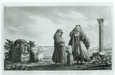 Maltesiske kvinder, fra det antikke og moderne Malta af Pierre Marie Louis de Boisgelin de Kerdu, udgivet 1805 af French School