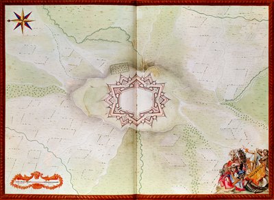 Kort over Phalsbourg, fra Atlas de Louis XIV af French School