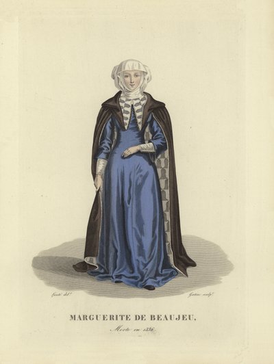 Margaret af Beaujeu af French School