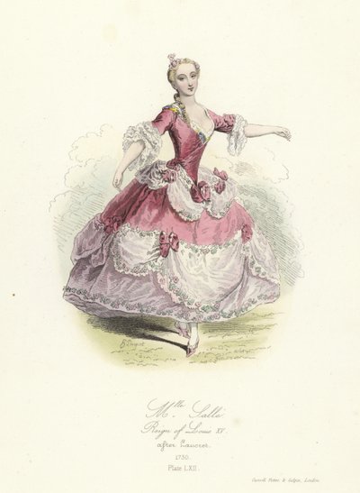 Marie Salle, fransk danserinde; Ludvig XV