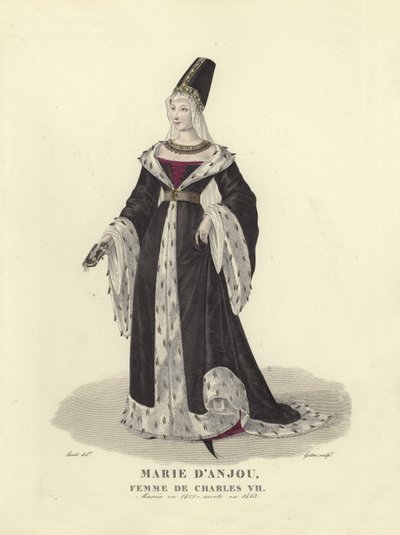 Marie af Anjou, kone til kong Charles VII af Frankrig af French School
