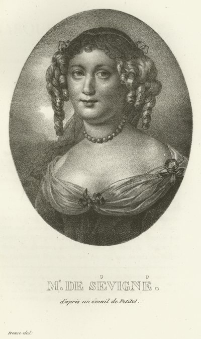 Markise af Sevigne af French School