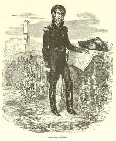 Marshal Carnot (gravering) af French School