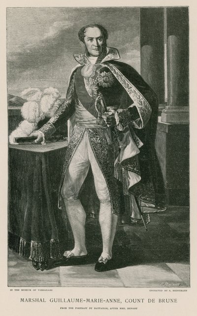 Marskal Guillaume-Marie-Anne, greve af Brune af French School