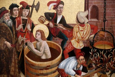 St Johns martyrium af French School