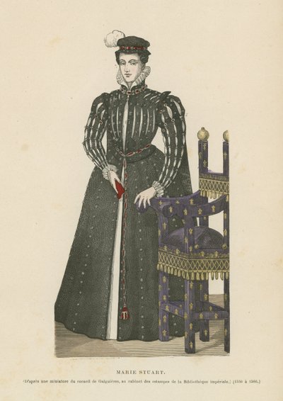 Mary, Queen of Scots  af French School
