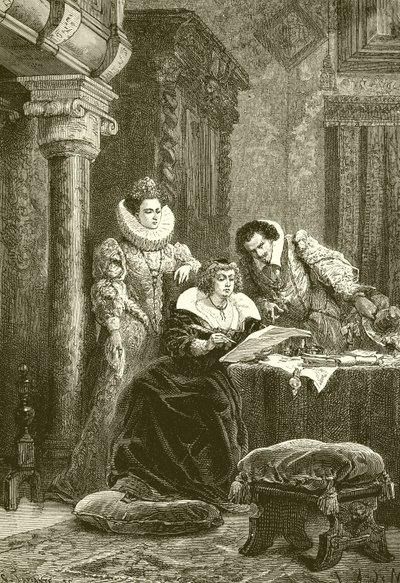 Mary de Medici, Concini og Leonara Galigai af French School