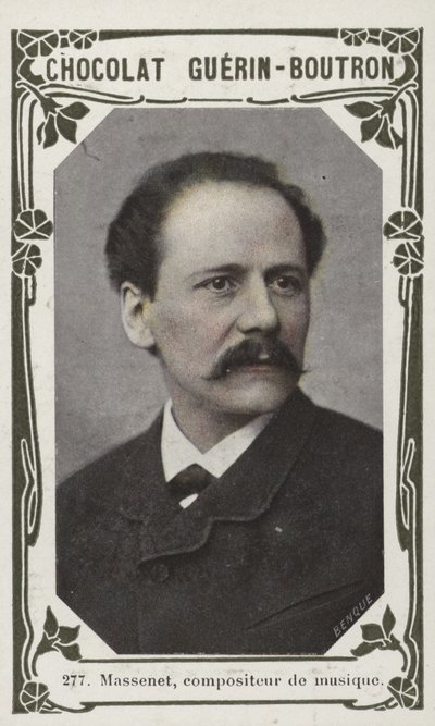 Massenet, musikkomponist (farvet foto) af French School