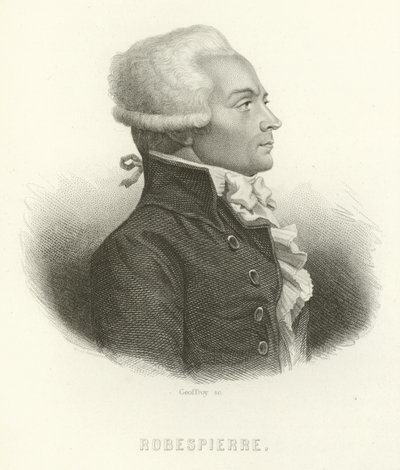Maximilian af Robespierre af French School