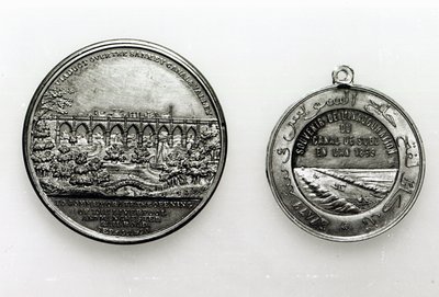 Medalje til minde om åbningen af Suez-kanalen, 1869 (metal) af French School