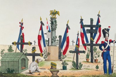 Medor, Louvres trofaste hund, ca. 1831 af French School
