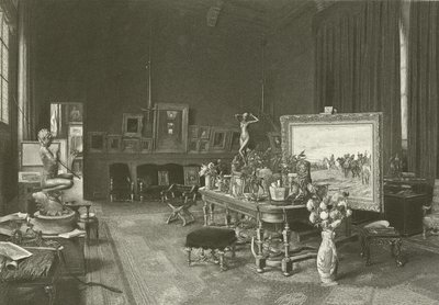Meissoniers Atelier (dybtryk) af French School