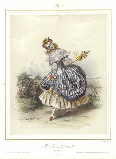 Miss Pauline Leroux i Pas Villageois de lOpera af French School