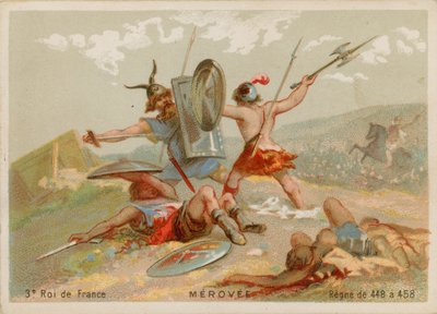 Merovee, konge af Frankrig (412-457) af French School