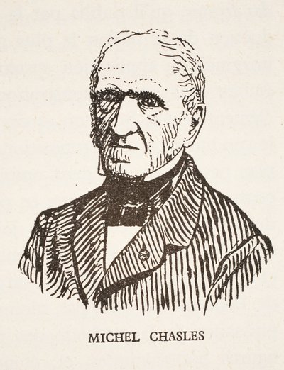 Michel Chasles af French School