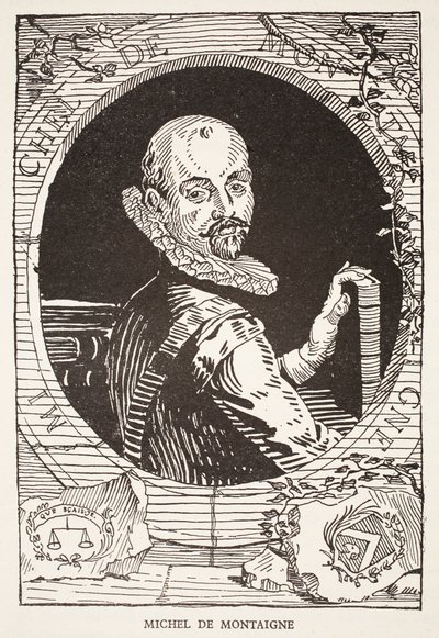 Michel de Montaigne af French School