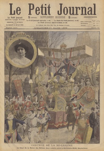 Mittfastenprozession in Paris von French School