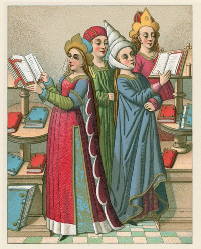 Middelalderdragt af French School