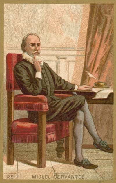 Miguel de Cervantes, spansk romanforfatter, digter og dramatiker af French School