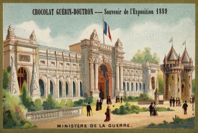 Kriegsministerium (Chromolithografie) von French School