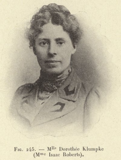 Ms. Dorothee Klumpke (Mrs. Isaac Roberts) (gravering) af French School