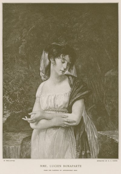 Fru Lucien Bonaparte af French School