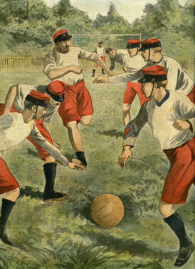 Moderne sport i hæren: fodbold. Oprettelse af et militært fodboldmesterskab i rugby. Den første kamp blev spillet i Bois de Boulogne på Bagatelles græsplæne med holdene fra Regimental Athletic Sport Valmy og Association regimental de C af French School