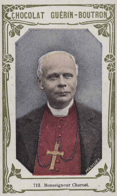 Monseigneur Charost (farvet foto) af French School