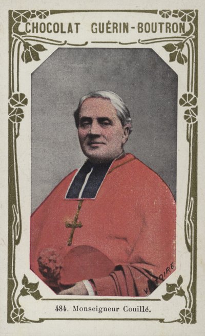 Monsignor Couille (farvet foto) af French School