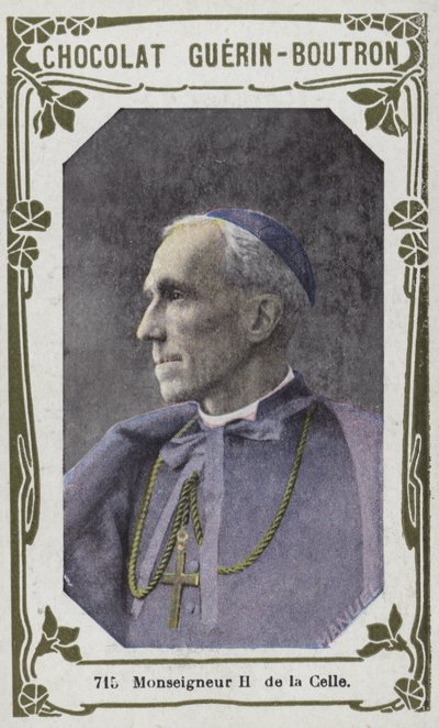 Monsignor H de la Celle (farvet foto) af French School