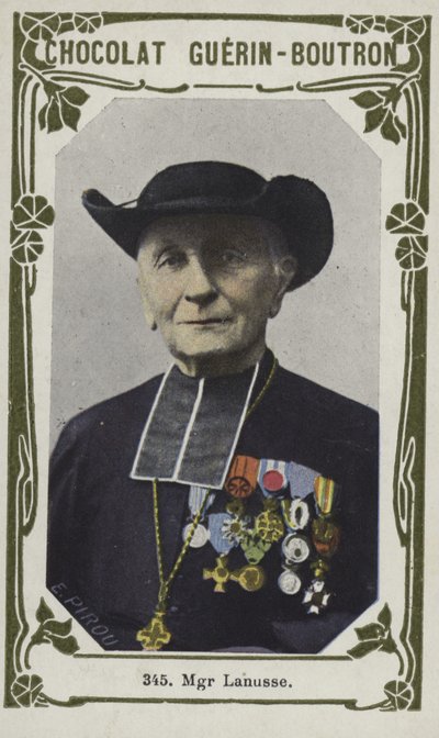 Monseigneur Lanusse (farvet foto) af French School