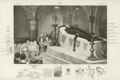 Mourning the death of Louis XII of France, 1515  af French School