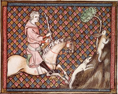 Ms 1044 fol.76 Jagtharer, fra Ovide Moralise skrevet af Chretien Legouais af French School