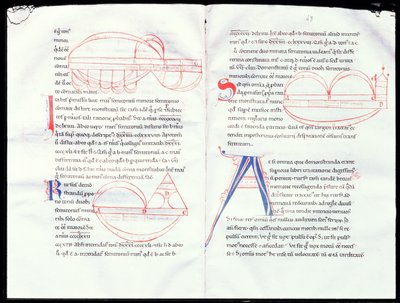 Ms 237 f.47-48 musikalske intervaller fra Boetius