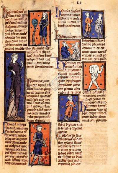 Ms 320 Fol.46r Monsters, fra 