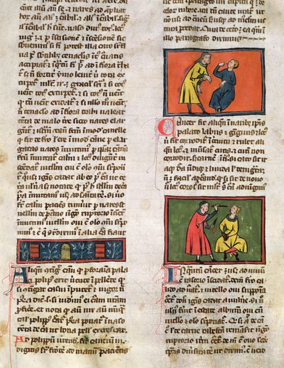 Ms H 89 Doctors and Patients, fra en udgave af Book of Surgery af Rogier de Salerne af French School