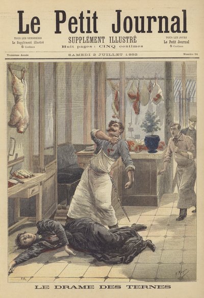 Mord på Avenue des Ternes, Paris af French School