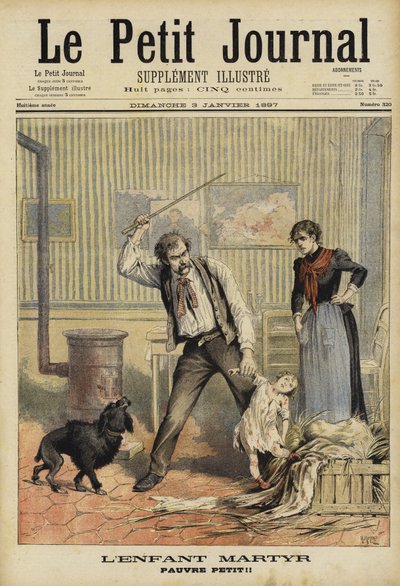Mord på et lille barn, Frankrig, 1897 af French School
