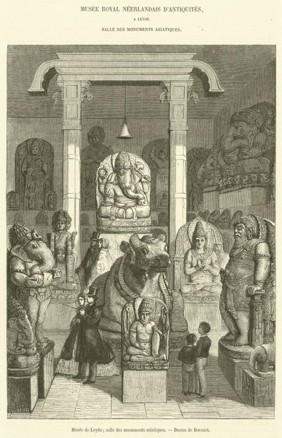 Leiden Museum, Hall of Asian Monuments (gravering) af French School