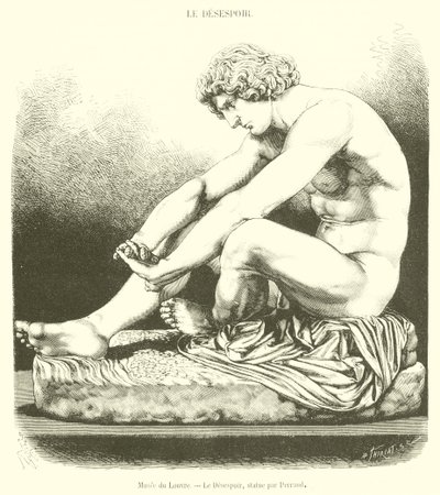 Louvre-museet, Despair (gravering) af French School