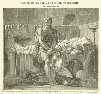 Louvre-museet, Marcus Sextus eller de forbudtes tilbagevenden (gravering) af French School