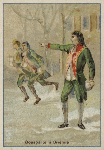 Napoleon Bonaparte på militærskolen i Brienne-le-Chateau, Frankrig af French School